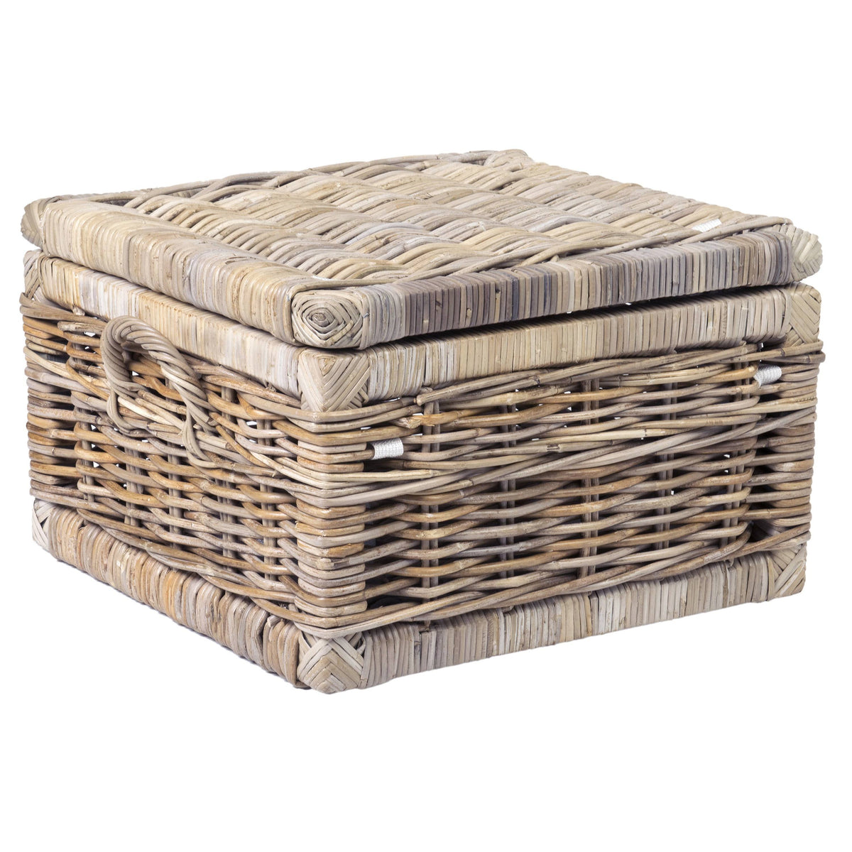 Brown Rattan Square Storage Trunk L971398