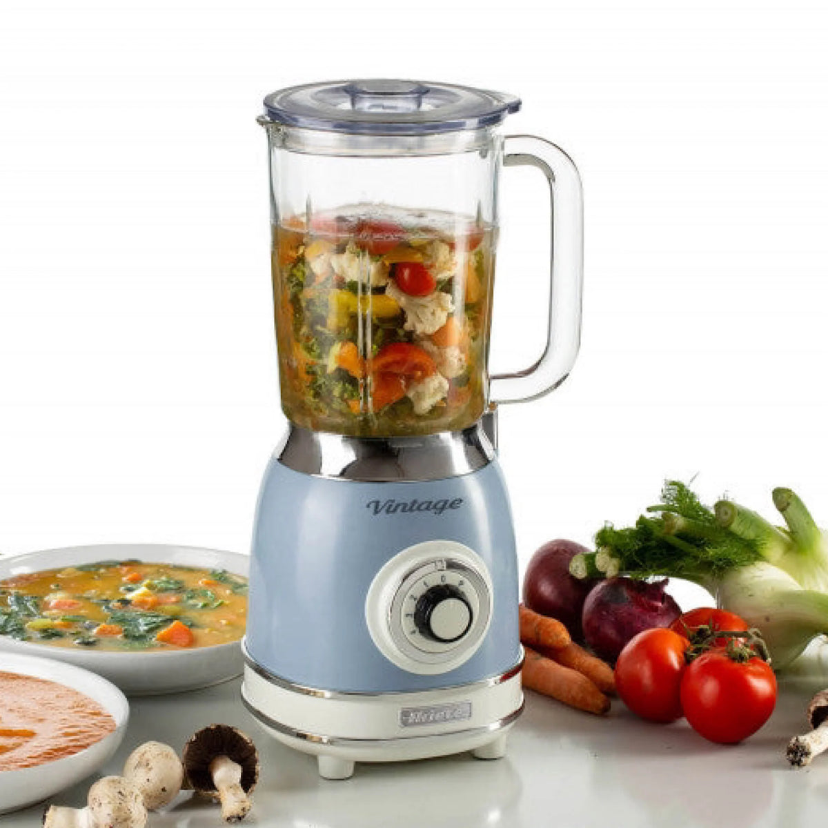 Blue 1000W Glass Cup Blender I74425