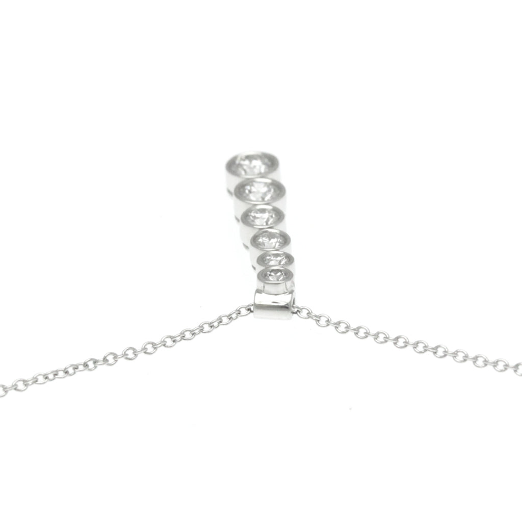 Platinum Diamond Drop Necklace J745831