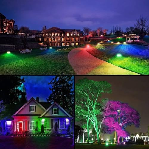 30W RGBW Color Changing LED Flood Light 2 Pack A382