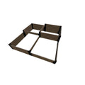 Uptown Brown 8' x 8' x 22" Raised Garden Bed S816