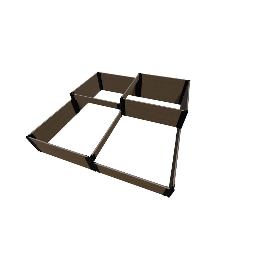Uptown Brown 8' x 8' x 22" Raised Garden Bed S816
