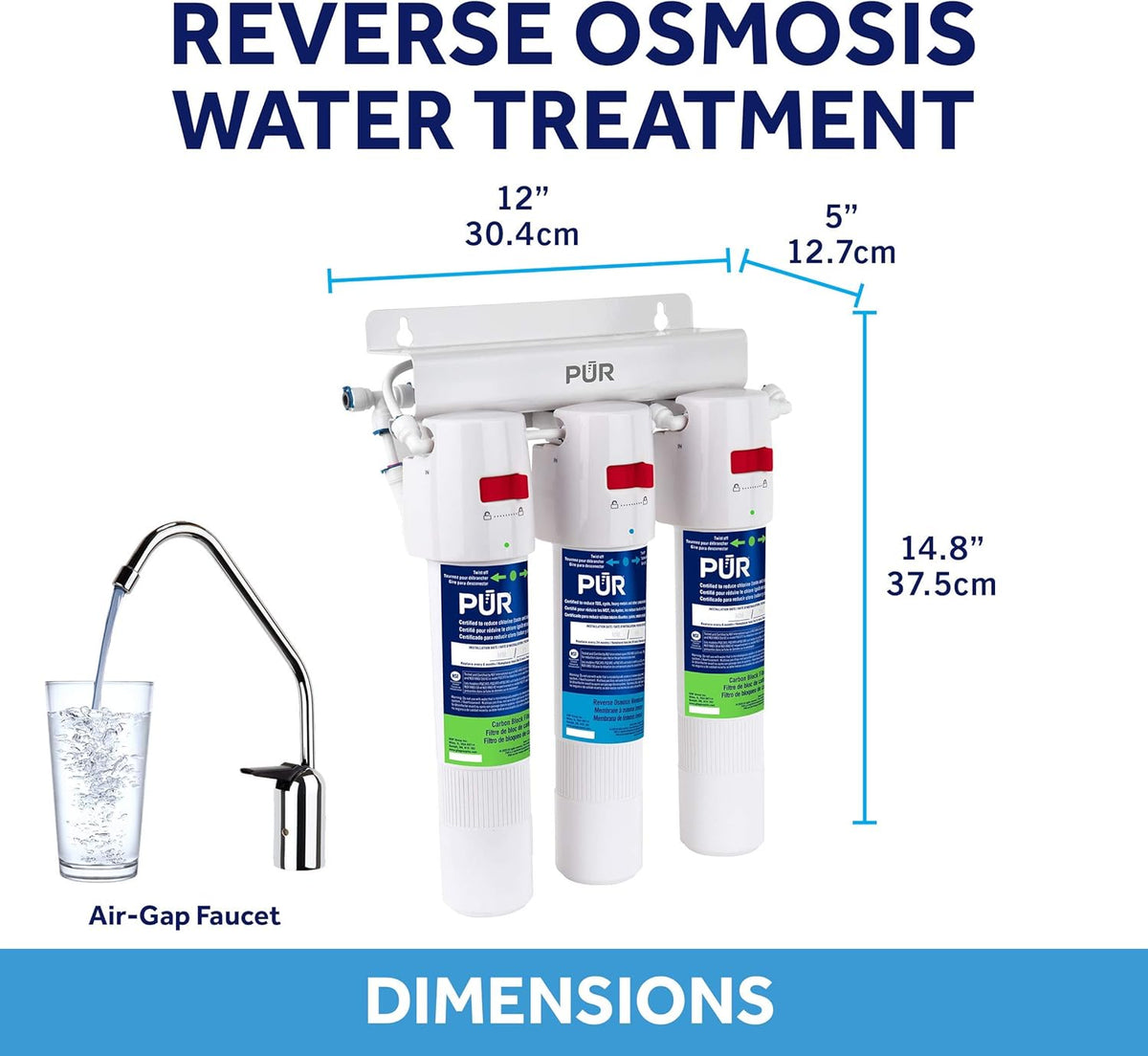 White Pack of 2 Filter Replacement Kit L6331