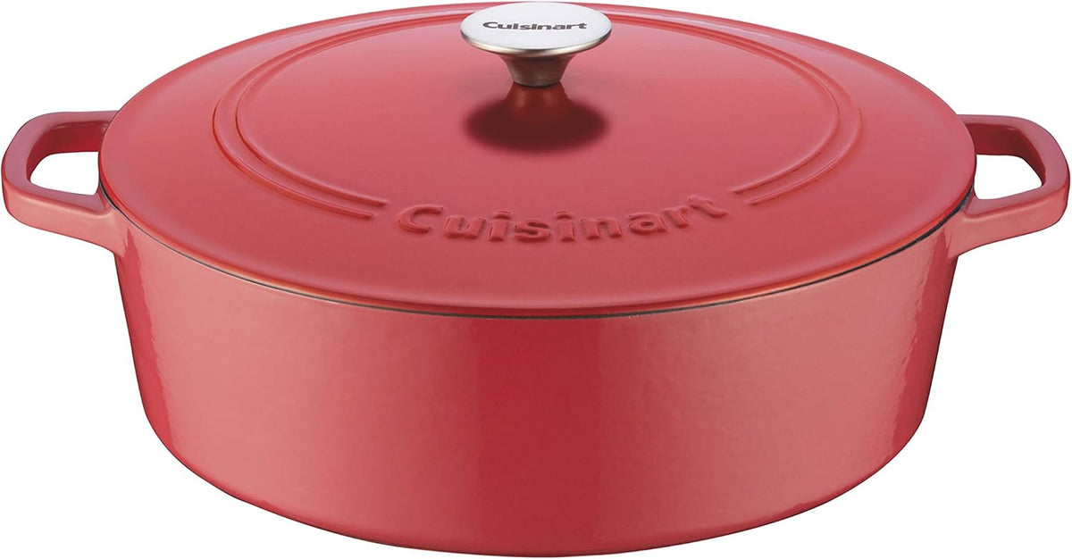Enameled Cast Iron 7-Quart Covered Casserole P396