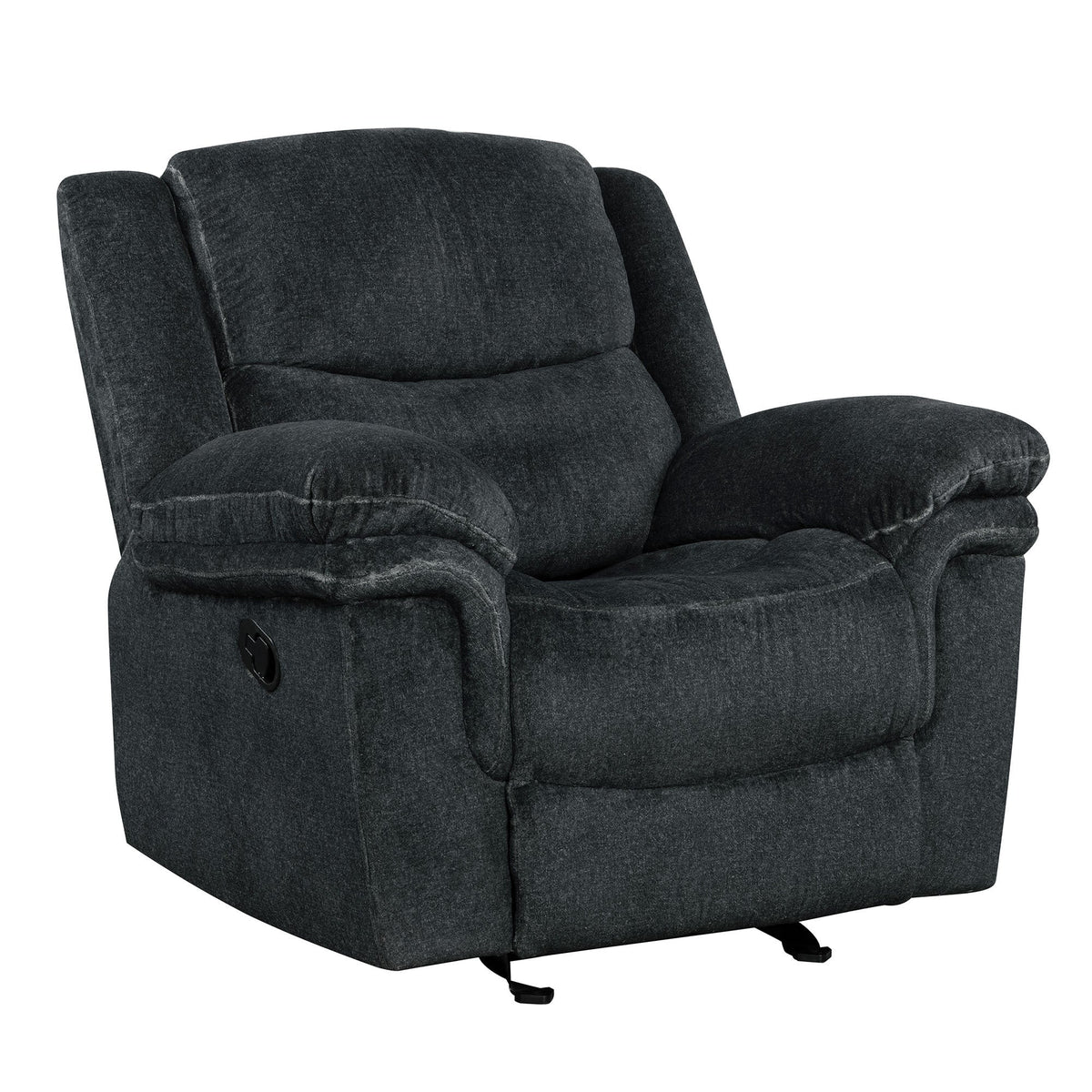 Dark Blue Manual Reclining Sofa I330400
