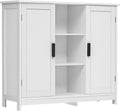 White 2 Door 4 Shelf Storage Cabinet H4670