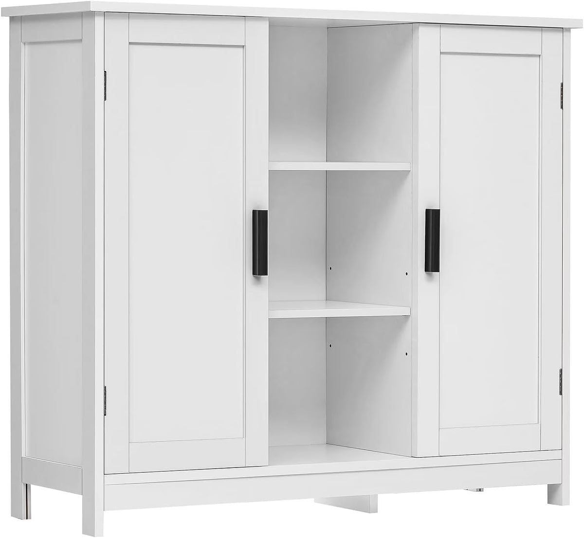 White 2 Door 4 Shelf Storage Cabinet H4670