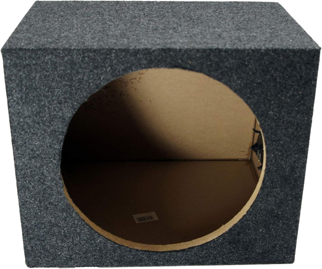 Single 12" Sealed Subwoofer Box Enclosure 5/8" MDF Wood Pack of 2 A173950