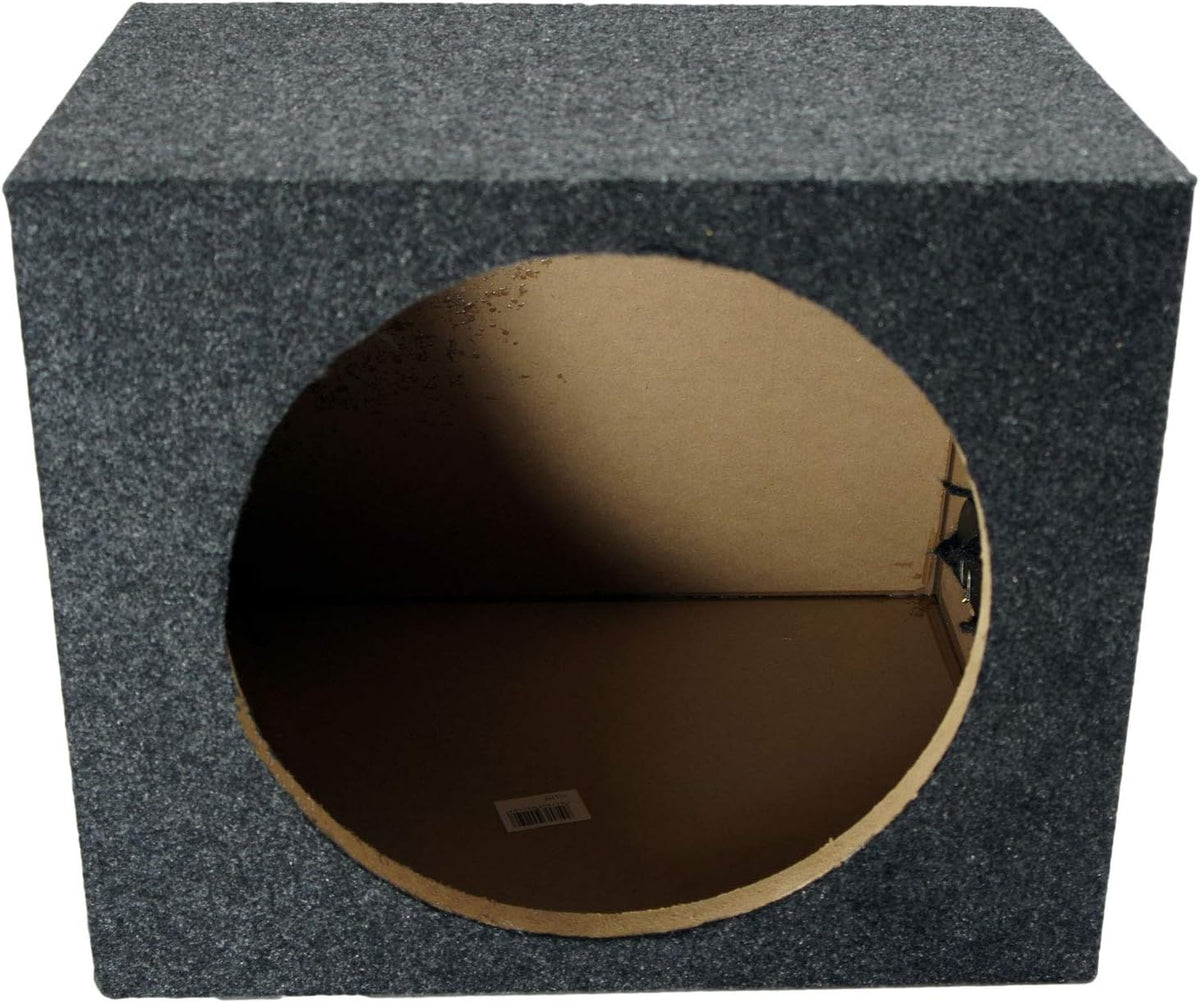 Single 12" Sealed Subwoofer Box Enclosure 5/8" MDF Wood Pack of 2 A173950