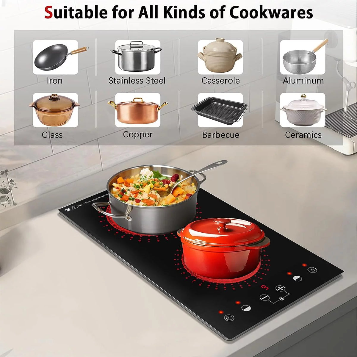 2 Burner Electric Cooktop H115061