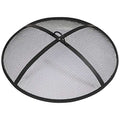 22-Inch Diameter Steel Mesh Fire Pit Spark Screen with Handle H7806