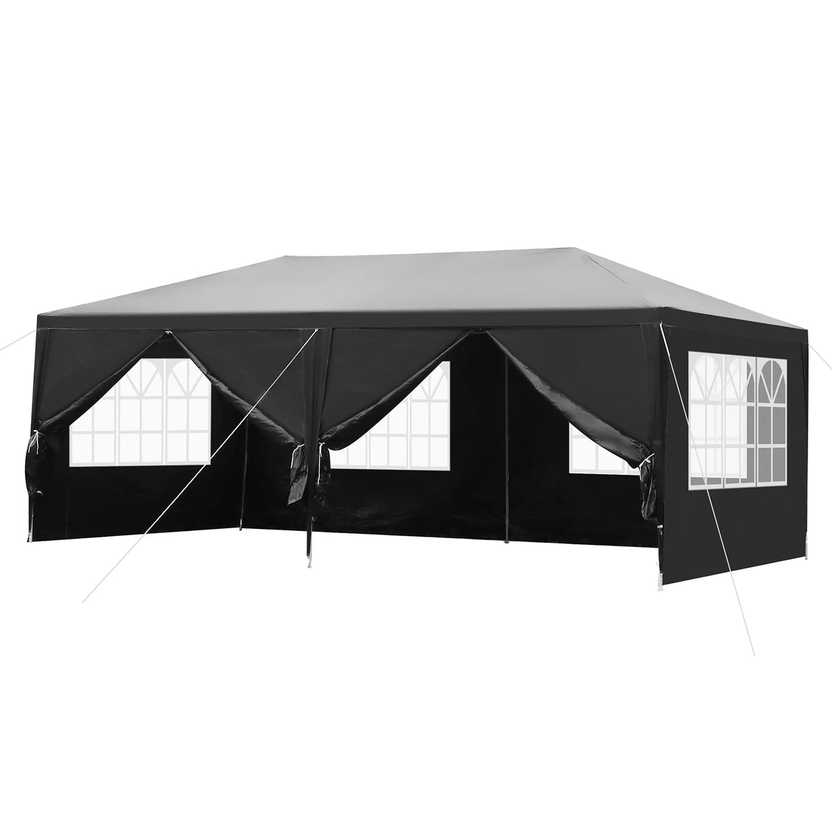 10'x20' Waterproof Outdoor Party Tent with 4 Removable Sidewall and 2 Door J161