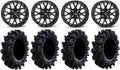 Matte Black 15 Wheels 34 Tires with Lug Kit A386030