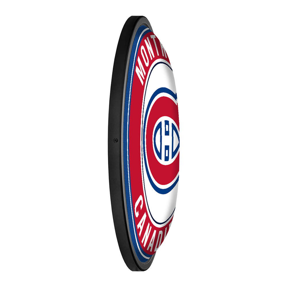 Round Slimline Lighted Wall Sign Z1707