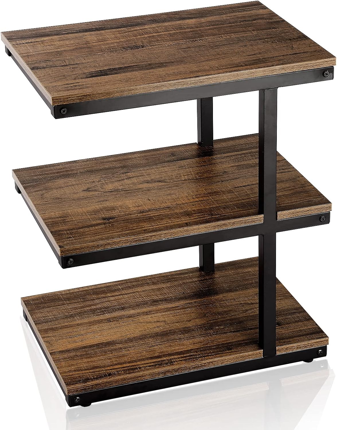 3-Tier Slim End Table with Metal Frame X70163