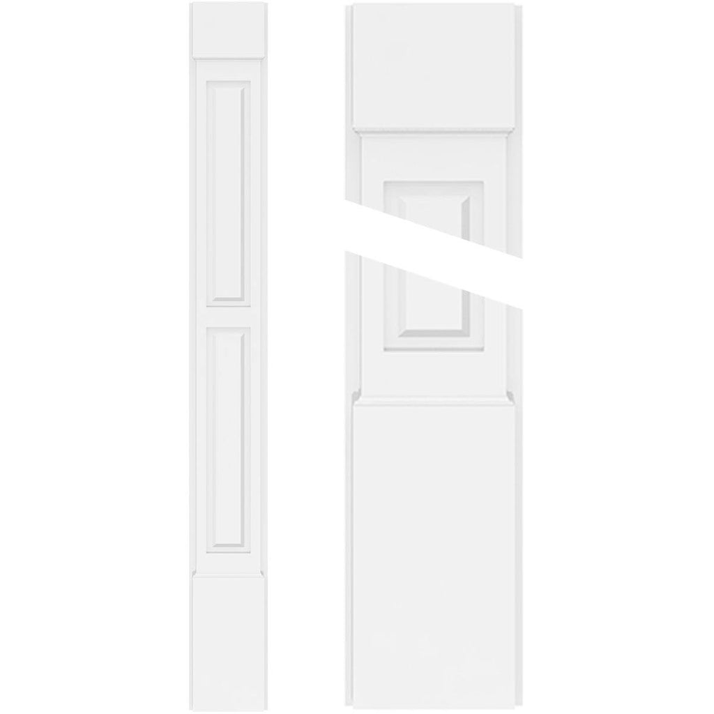 PVC Pilaster with Capital & Base (Pair) T2900