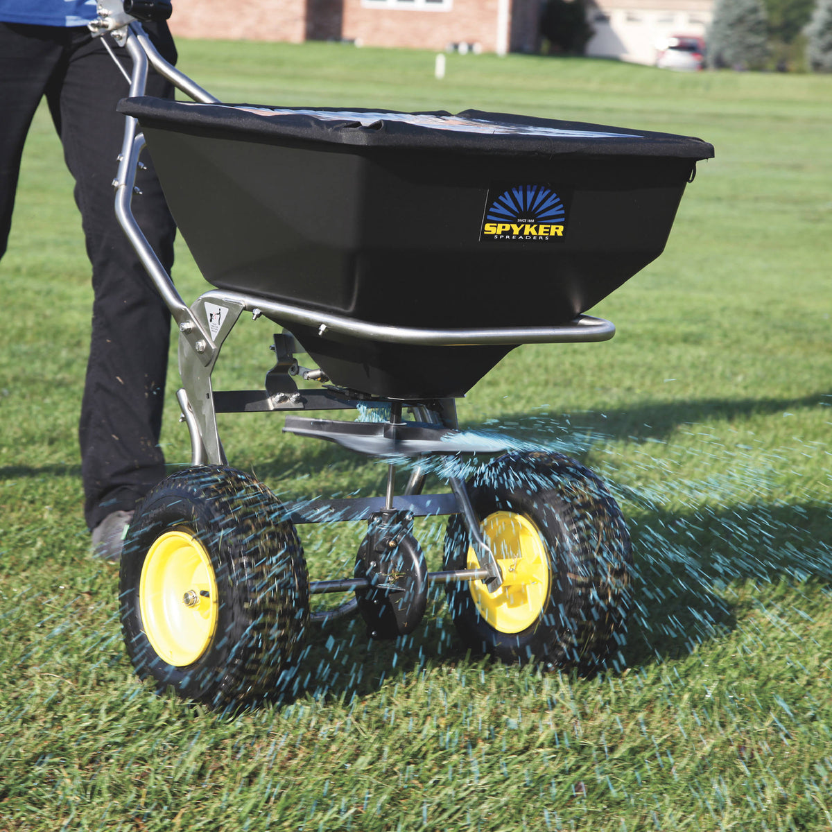 Walk-Behind Broadcast Spreader 80-lb. Capacity Z53628