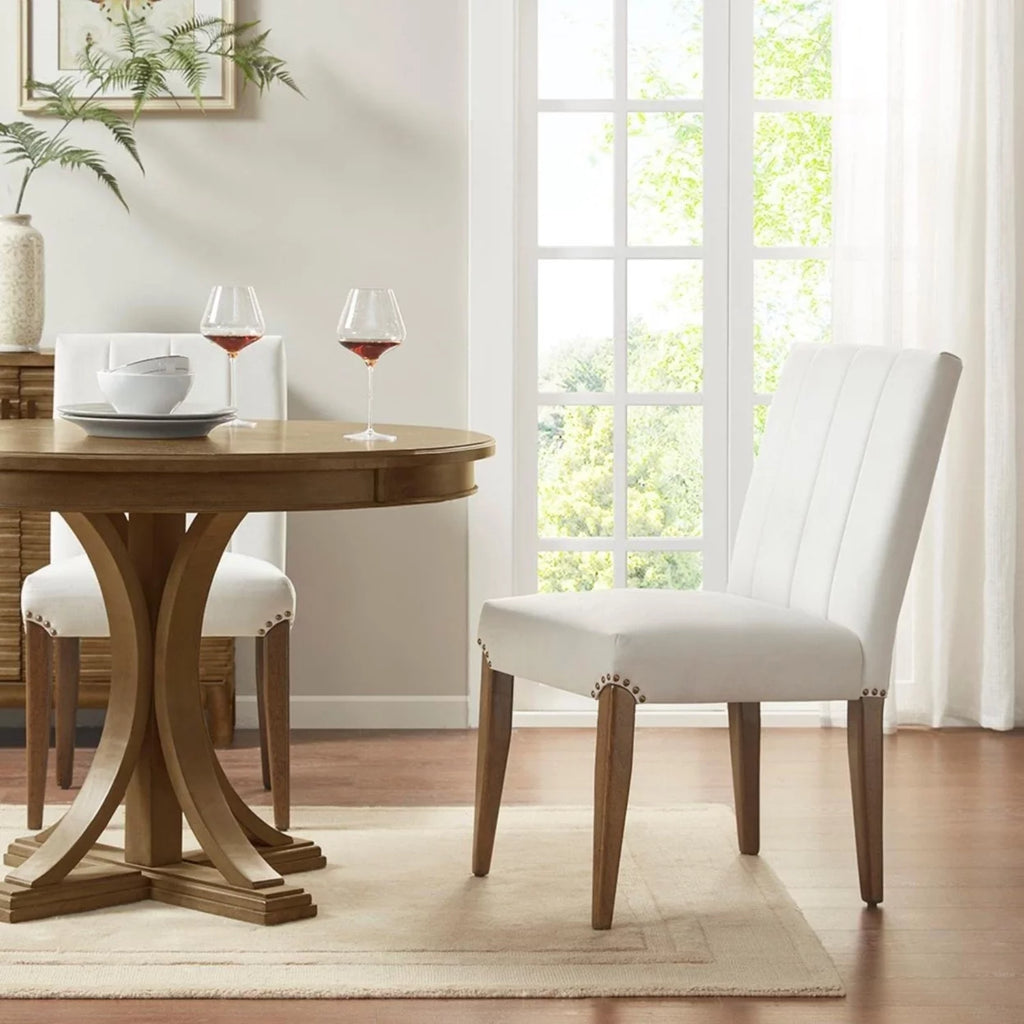 Set of 2 Dining Chair Cream Finish L888718