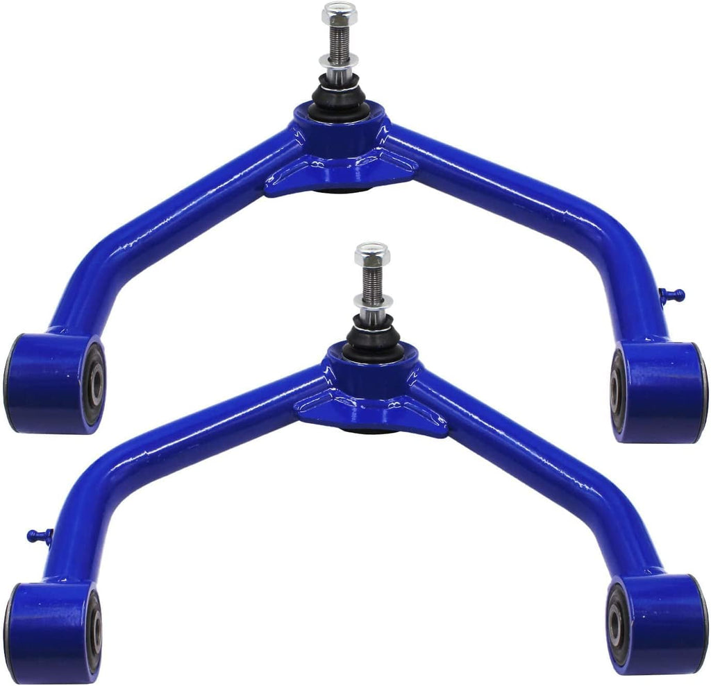 Front Upper Control Arms 2-4'' Lift Black C567