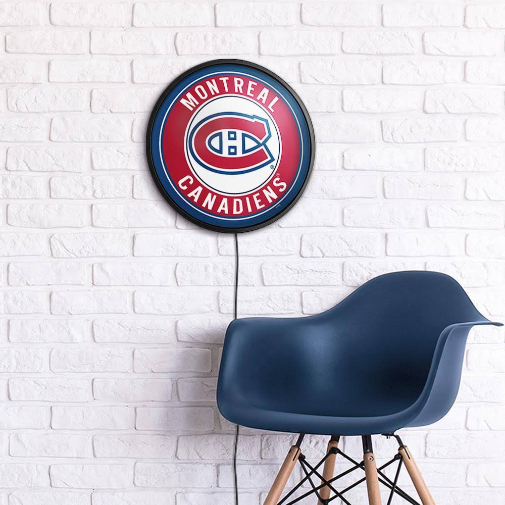 Round Slimline Lighted Wall Sign Z1707