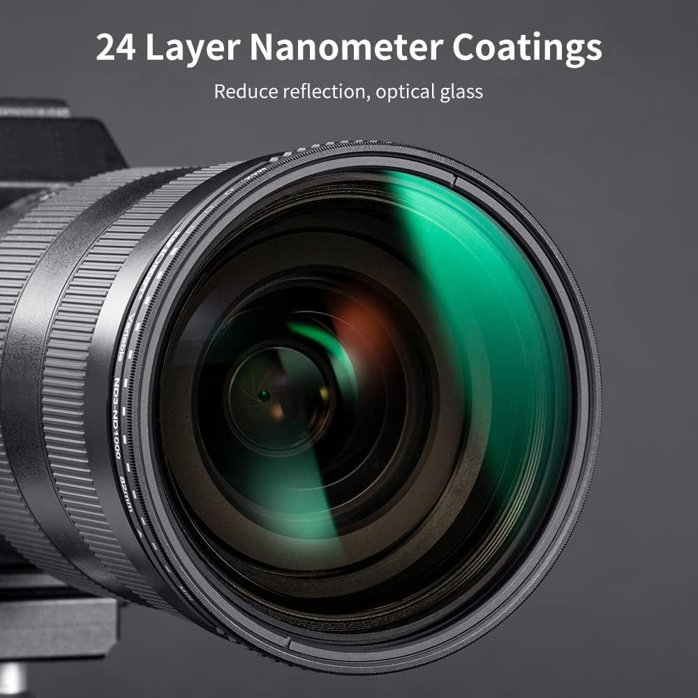 72mm Variable ND3-ND1000 Neutral Density Lens Filter J21272
