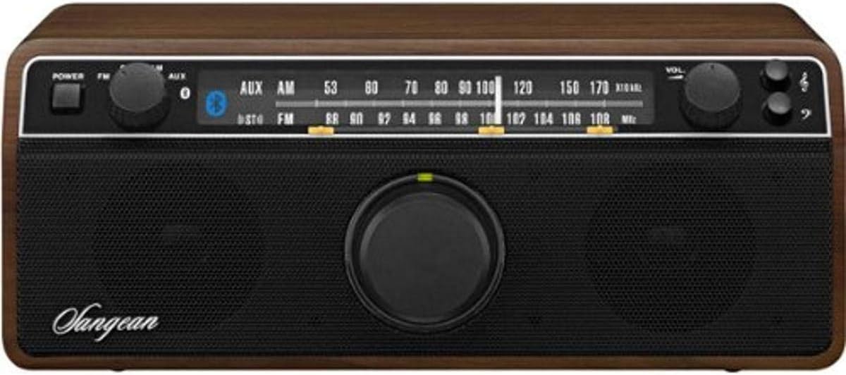 Dark Walnut AM/FM/Bluetooth Stereo Radio H81377
