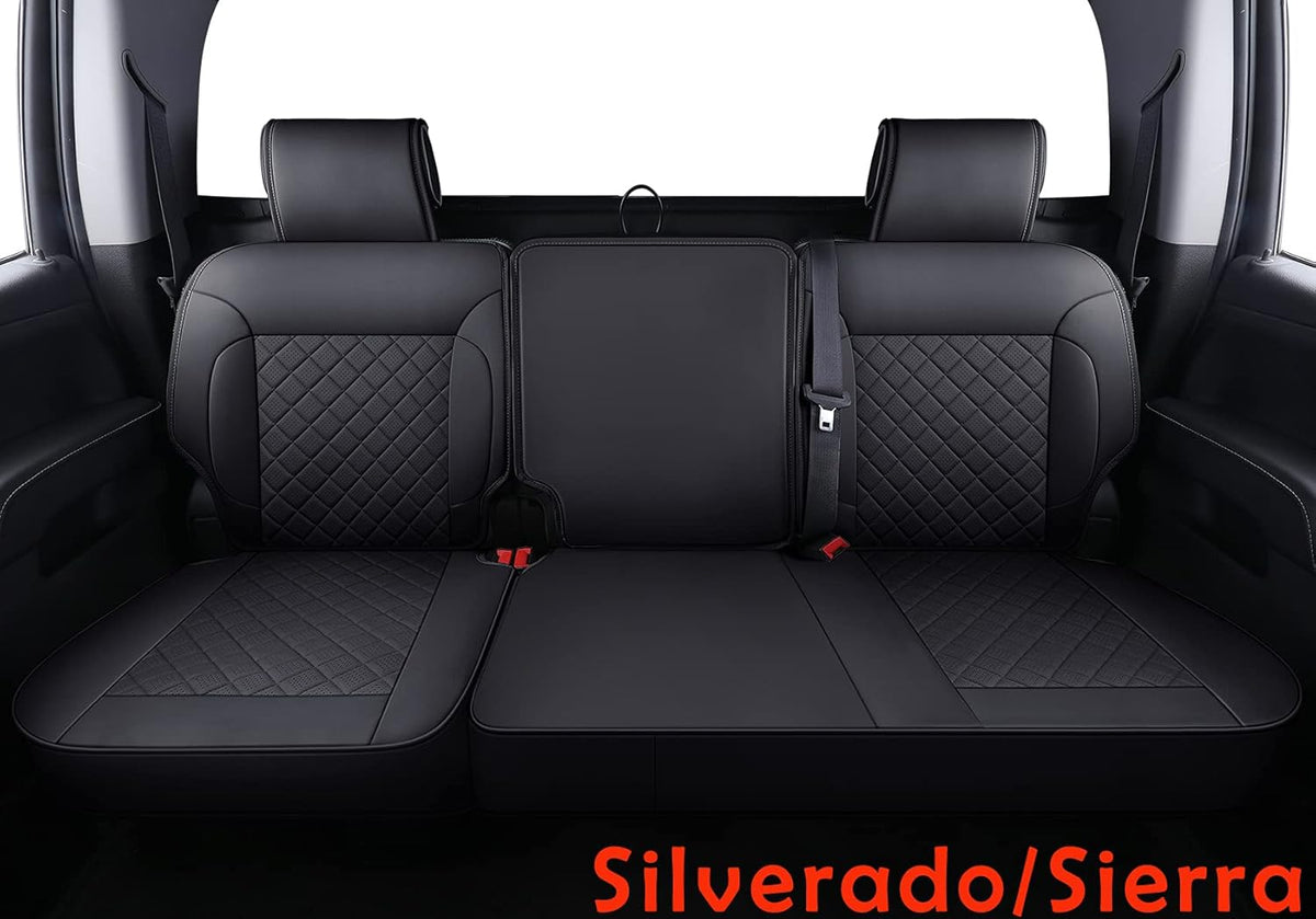 Brown Water Proof Faux Leather Full Set Seat Covers K573765