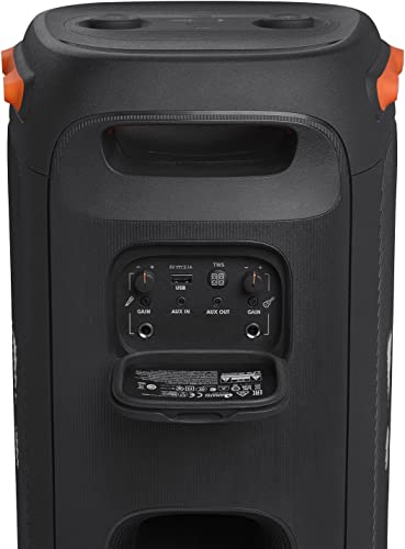 Portable Party Speaker with Built-in Lights - Black T75427