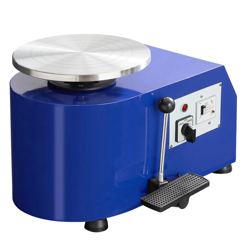 11" Ceramic Wheel Forming Machine with Adjustable Speed Handle and Foot Pedal Control X642431