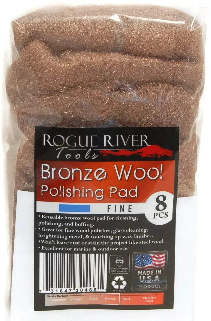Bronze Wool Pads 8pc N151