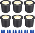 Black 7W LED Well Light, Pack of 6 H449661