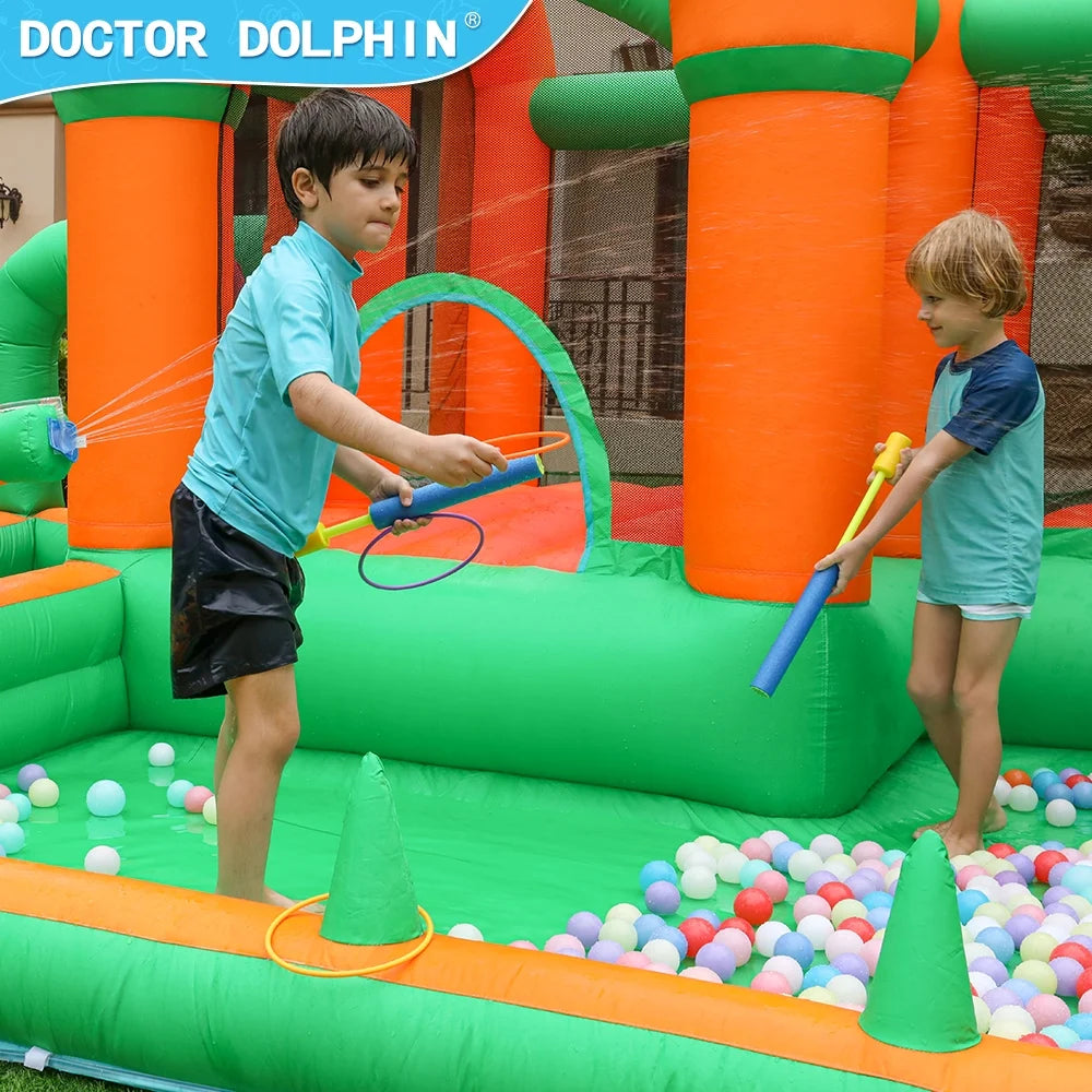 Inflatable Water Slide Bounce House with Blower H987