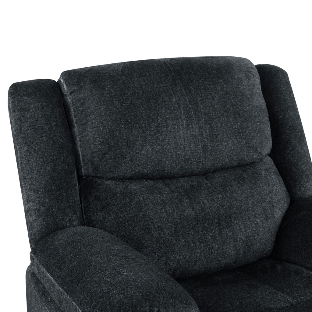 Dark Blue Manual Reclining Sofa I330400