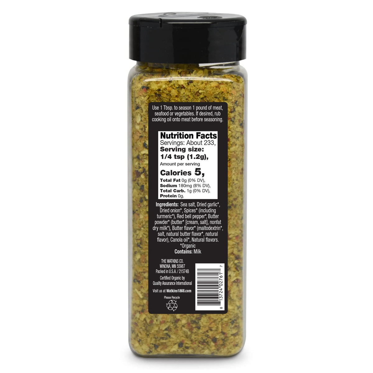Natural BBQ Rub 4 oz A821