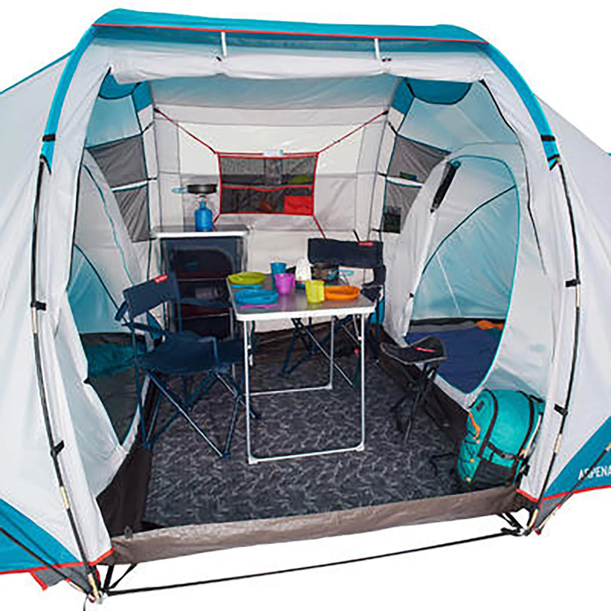 Waterproof 4 Person 2 Rooms Camping Tent U9884