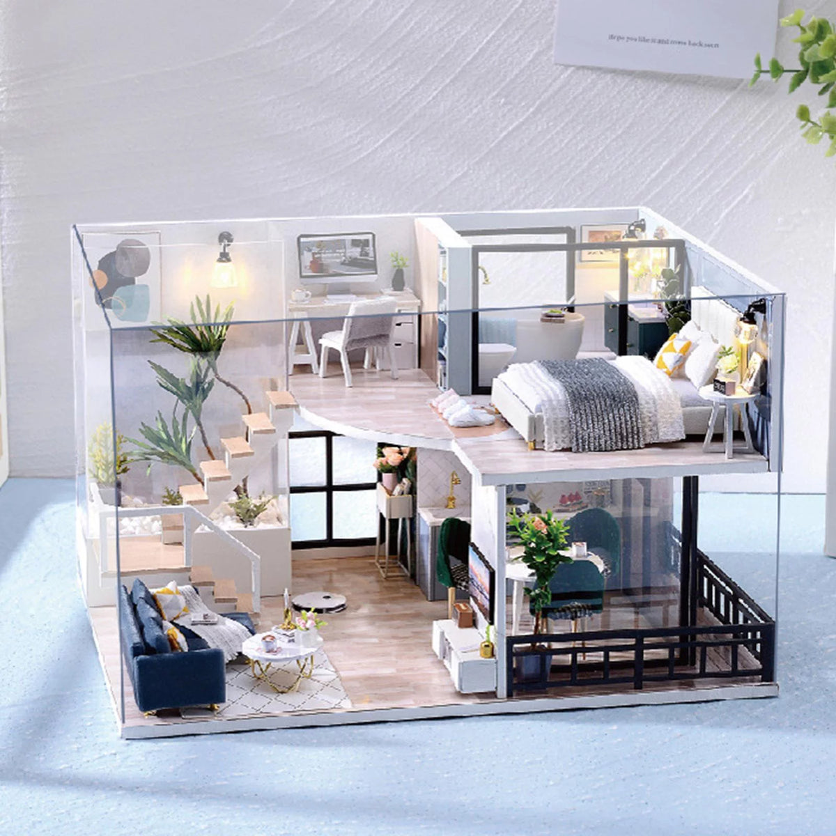 Building Toys with Furniture Accessories DIY Doll House C501