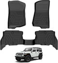 All-Weather TPE Floor Mat Liners Front & Rear Row Full Set S5665