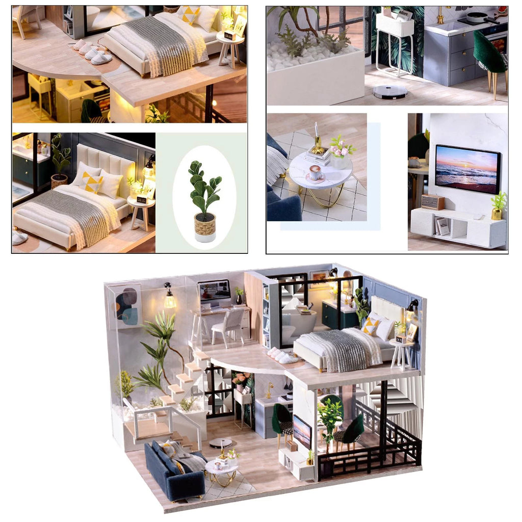 Building Toys with Furniture Accessories DIY Doll House C501