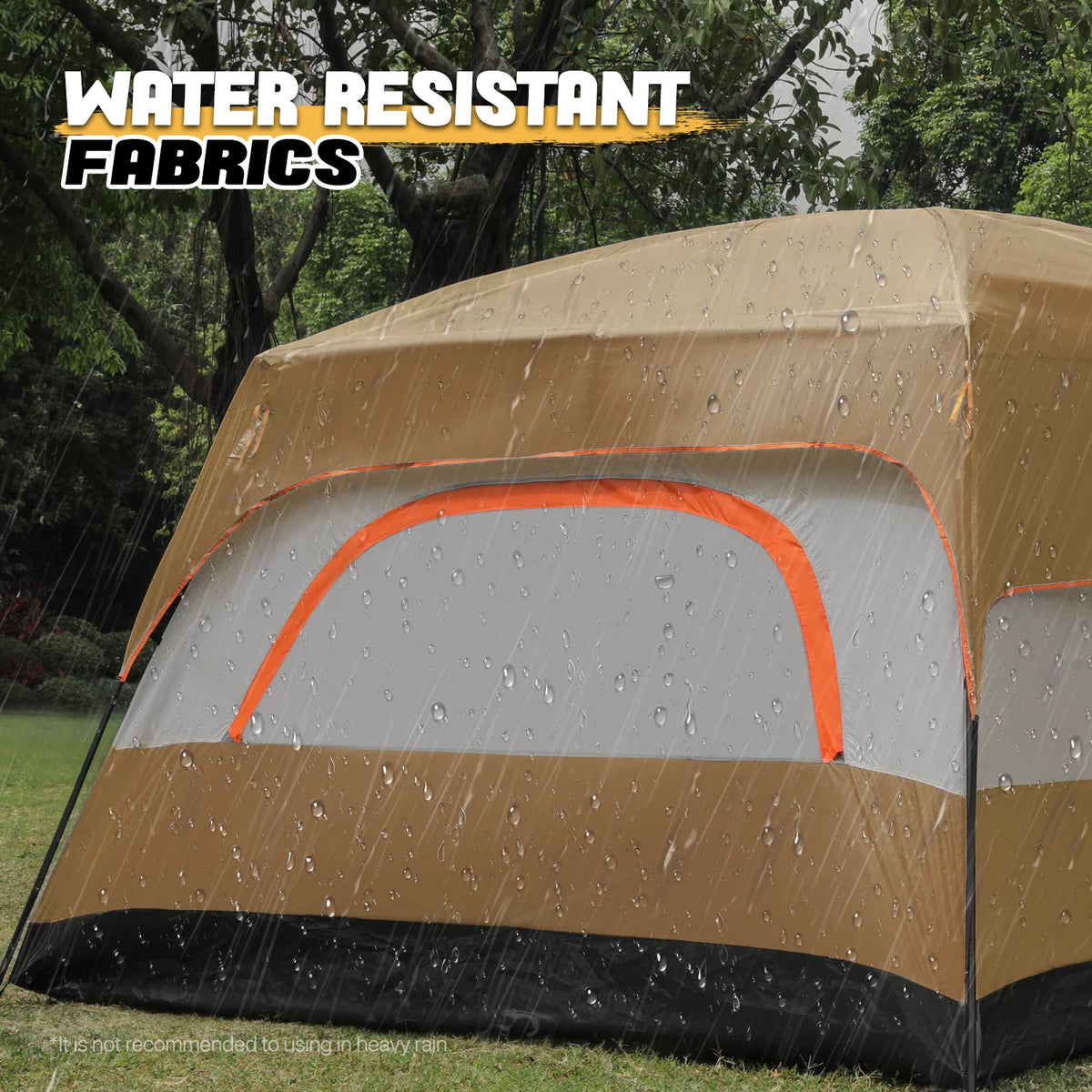 Extra Large 5-8 Person Waterproof Double Layer Cabin Tent V502687