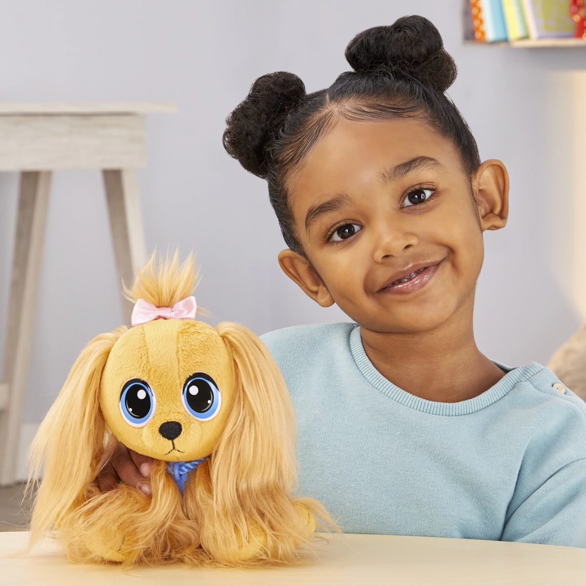 Cocker Spaniel Plush Pet Toy with Collar, Tag, Doghouse, Stickers, Ages 3+ N103681