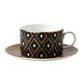 Geometric Teacup and Saucer L3944