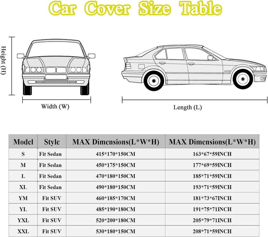 Red 216D Oxford Full Car Cover N199