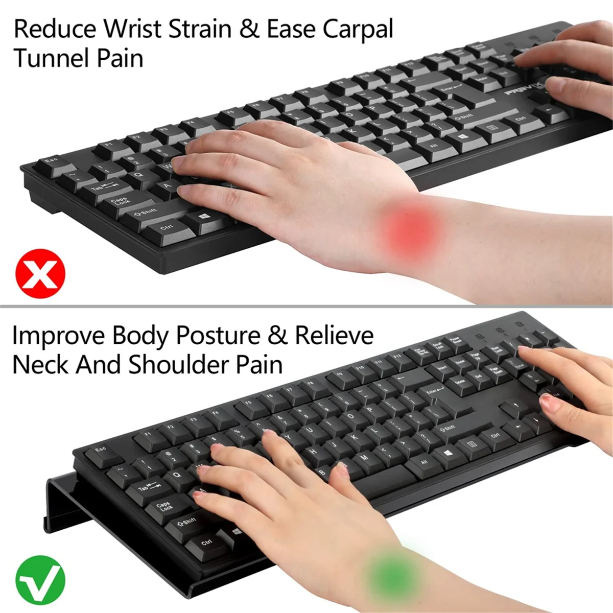 Acrylic Computer Keyboard Stand X911771