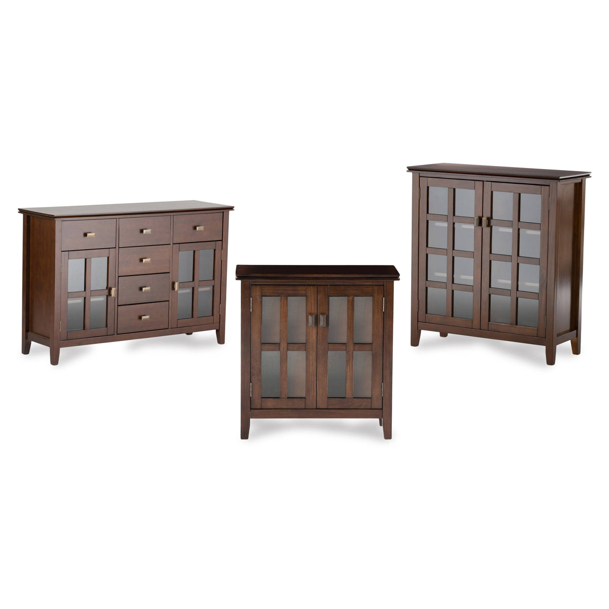 Solid Wood 38 inch Wide Medium Storage Cabinet W555