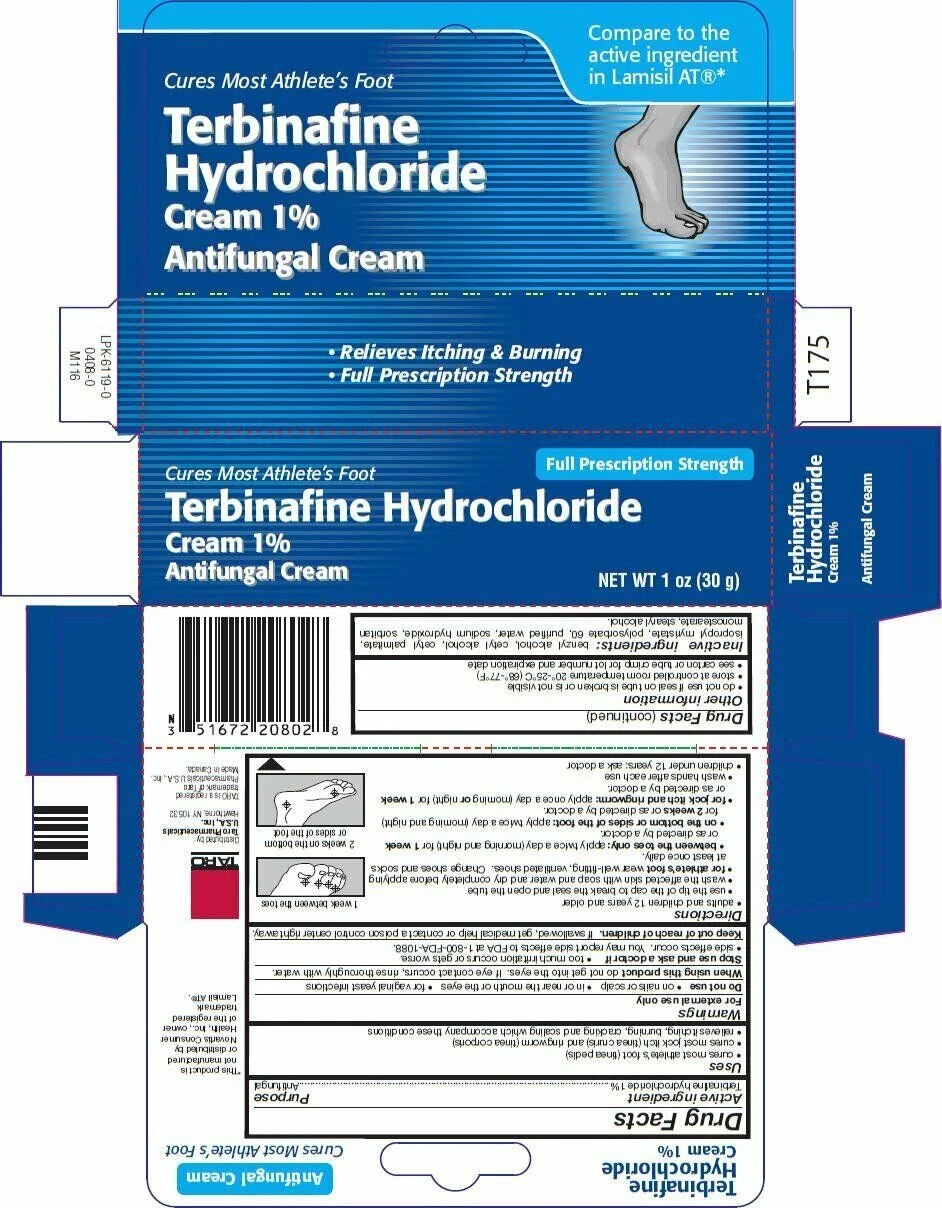 Terbinafine Hydrochloride Cream 1% 1 oz Pack of 3 F81276
