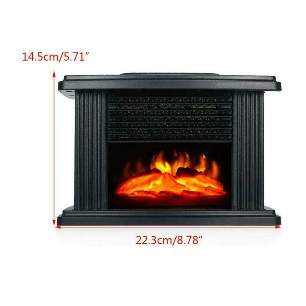 Electric Fireplace Heater Stove 1000W with 3D Flame Effect A40246