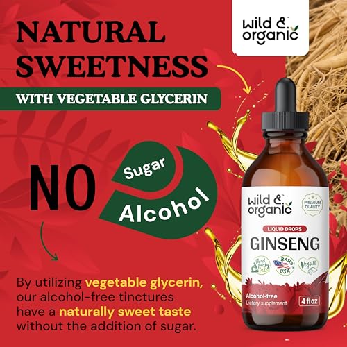 4 fl oz Organic Red Ginseng Liquid Extract L41995