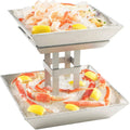 2-Tier Aluminum Ice Display N3864