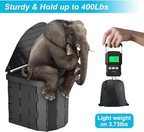 Black Portable Toilet K6786