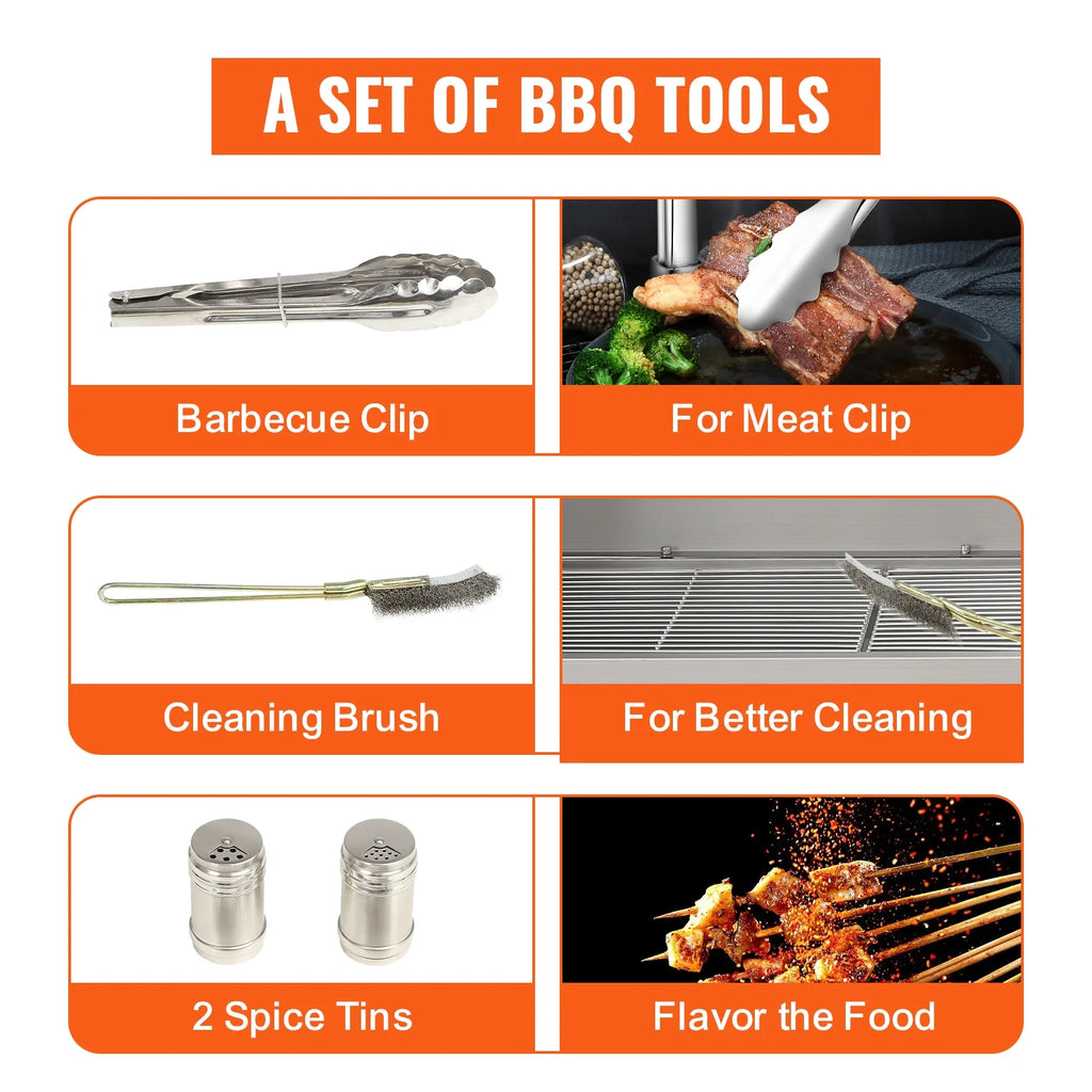 46 inches 50W 60KG Rotisserie BBQ Grill X851